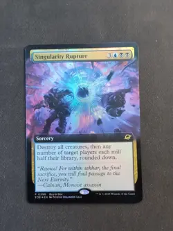 Singularity Rupture *Buy a Box Promo FOIL* Magic MtG Ships Quick - Image 1