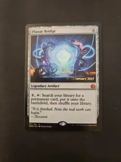 Moderate Play x 1 Planar Bridge - AER Prerelease Magic Promos - FOIL - Image 1