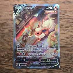 Flareon V SWSH179 Pokemon TCG Promo Card - NM BMWT - Image 2