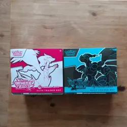 Pokemon Black Bolt and White Flare Pokemon Center ETB Sealed Elite Trainer Box's - Image 1