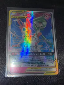 Pokemon TCG Gardevoir & Sylveon GX Tag Team Holo 130/214 Unbroken Bonds NM - Image 1