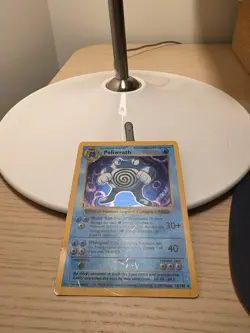 Shadowless Poliwrath Holo Rare Pokemon TCG Card 13/102 Base Set - Image 1
