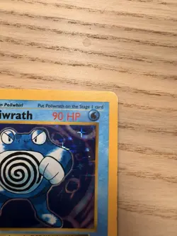 Shadowless Poliwrath Holo Rare Pokemon TCG Card 13/102 Base Set - Image 4