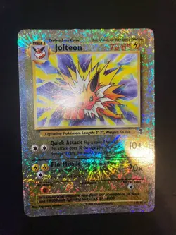 PSA 8 2002 Pokemon Legendary Collection Jolteon Reverse Foil Holo #14/110 - Image 1