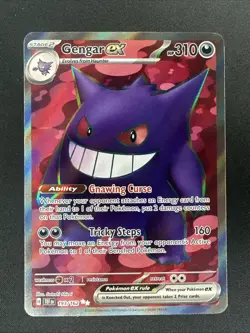 Pokemon TCG Gengar ex 193/162 Temporal Forces Ultra Rare NM - Image 1
