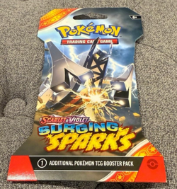 Pokemon TCG: Surging Sparks Sleeved Booster Pack - New - Archaludon Art Variant - Image 1