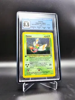 🪲CGC 8.5 - Pokemon Yanma - Neo Discovery - 1st Edition Holo English [FOR SALE] - Image 1