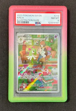 Pokemon Kirlia 212 Scarlet & Violet Base Set PSA 8 - Image 1