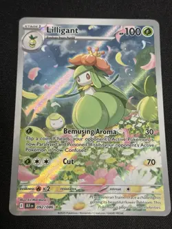 2025 Pokemon Black Bolt English BLK EN 092/086 Lilligant (Illustration Rare) - Image 1