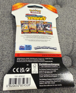 Pokemon TCG: Surging Sparks Sleeved Booster Pack - New - Latios Latias Art - Image 2