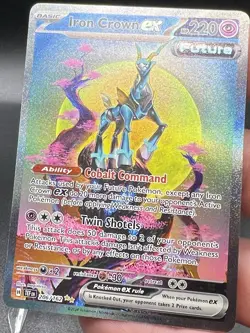Pokemon Iron Crown Ex 206/162 Temporal Forces Special Illustration Rare NM ZP1 - Image 2
