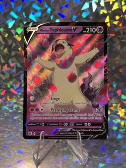 Hisuian Typhlosion V 053/189 Full Art Holo Rare Pokemon Tcg Astral Radiance - Image 1