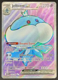 Jellicent ex 160/086 Pokemon TCG Scarlet & Violet: White Flare Ultra Rare NM - Image 1