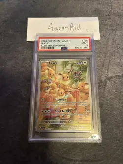 PSA 9 MINT Eevee #188 Illustration Rare Pokemon Twilight Masquerade EN 2024 - Image 1