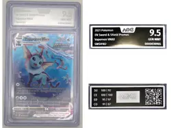Vaporeon VMAX (Aquana) AOG 9,5 (PSA, BGS) • Promo • Pokemon Pokemon • SWSH182 EN - Image 1