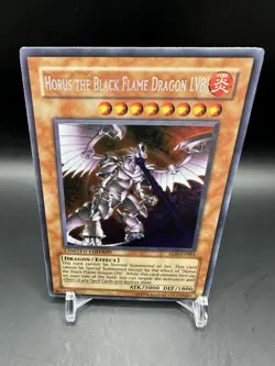 Yu-Gi-Oh Horus The Black Flame Dragon LV8 EEN-ENSE1 Secret Rare Card Limited Ed - Image 1
