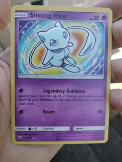 Shining Mew Holo Card 40/73 Shining Legends Series Pokemon Read - Image 1