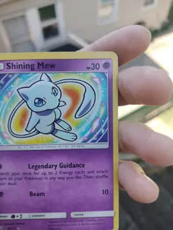 Shining Mew Holo Card 40/73 Shining Legends Series Pokemon Read - Image 4