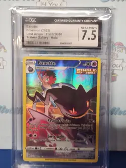 Pokemon 2022 Lost Origin Trainer Gallery Banette Holo Cgc Near Mint 7.5 Card - Image 2