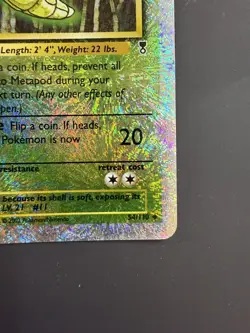 Pokemon Metapod 54/110 WotC Legendary Collection Reverse Holo Uncommon (LP-/MP+) - Image 5