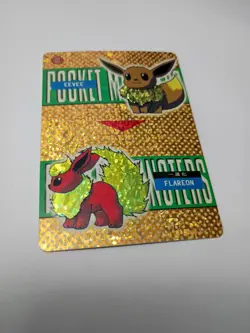 Eevee & Flareon #588 - Vending Machine - Holo Prism Vintage Pokemon - Image 1