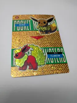 Eevee & Flareon #588 - Vending Machine - Holo Prism Vintage Pokemon - Image 2