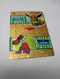 Eevee & Flareon #588 - Vending Machine - Holo Prism Vintage Pokemon - Image 3