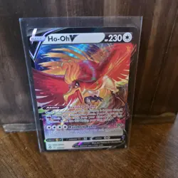 Pokemon TCG Ho-Oh V 140/195 Silver Tempest Full Art Holo Ultra Rare English - Image 1