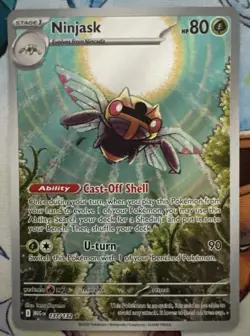 Pokemon TCG Mega Evolutions Ninjask Illustration Rare 137/132 NM - Image 1