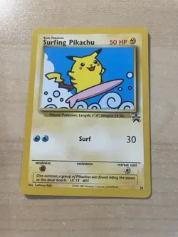 Surfing Pikachu 28/53 Wotc Promo Regular (Near Mint or Better) Vintage Pokemon - Image 1