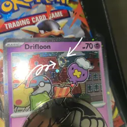 WHOLE SWIRL 💫 NEW Pokemon TCG Mega Evolution Drifloon 005 Promo 1 Pack Blister - Image 1