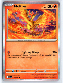 Moltres 014/094 Holo Rare - Pokemon Phantasmal Flames PFL NM IN HAND - Image 1