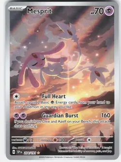 Pokemon Mesprit 204/191 Illustration Rare Surging Sparks Pokemon Near Mint - Image 1