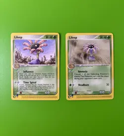 Pokemon Binder Collection Lileep 42/100 43/100 EX Sandstorm NM - Image 1
