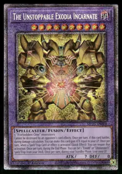 THE UNSTOPPABLE EXODIA INCARNATE MP25-EN008 YU-GI-OH 1ST EDITION NM/M - Image 1