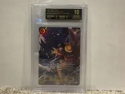 2025 One Piece Carrying on His Will OP09119 Monkey D Luffy SP BGS 10 BLACK LABEL - Image 1