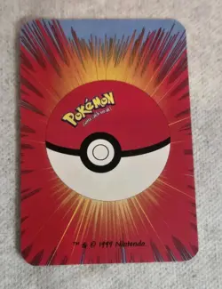 1999 Bicycle Mini Playing Card Pokemon Jack of Clubs Flareon - Image 2
