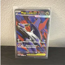 Pokemon Mega Latias EX Ultra Rare Full Art Holo 280 HP Me01 163/132 Card - Image 1