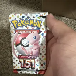 Pokemon TCG Scarlet & Violet 151 Sealed Booster Pack 10 Cards English Mew - Image 1