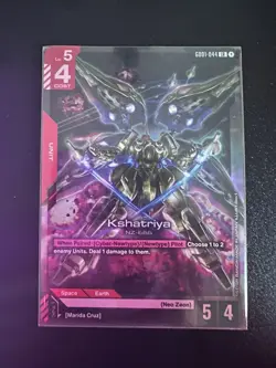 Gundam Card Game Newtype Rising Kshatriya GD01-044 LR NM - Image 1