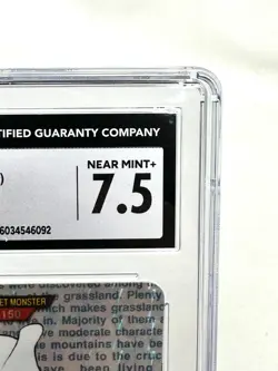 Pokemon Mewtwo CGC 7.5 Bandai 1996 Cardass Red Card Prism Holo Part 2 -150 Holo - Image 5