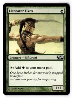 Llanowar Elves 182 Magic 2012 (M12) LP - Image 1