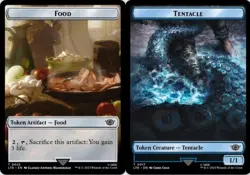 1x Food (23) // Tentacle (17) Token - SURGE FOIL MTG The Lord of the Rings: Tale - Image 1