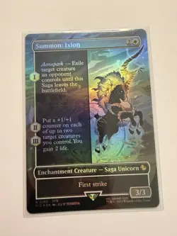 Summon: Ixion (Borderless) (FOIL) ✅ Final Fantasy ✅ Magic (mtg) - Image 1