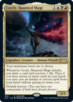 x1 Cecily, Haunted Mage R MTG The List M/NM, English - Image 1