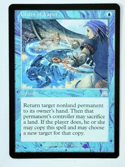 Chain of Vapor - MTG Onslaught ONS - Regular - Uncommon Barely LP+/NM - Image 1