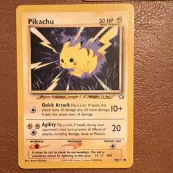 Pokemon TCG WOTC Base Set/Jungle/Neo Genesis Pikachu Lot (3) 58/102 60/64 - Image 4