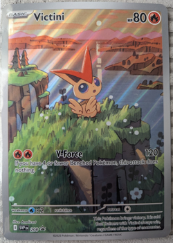 Victini SVP 208 Black Star Promo JUMBO Card - Pokemon TCG NM - Image 1