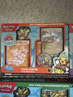 IN HAND Pokemon 2025 World Championship Deck Set (ALL 4) Factory Sealed - Image 2