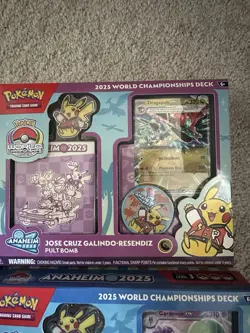 IN HAND Pokemon 2025 World Championship Deck Set (ALL 4) Factory Sealed - Image 3